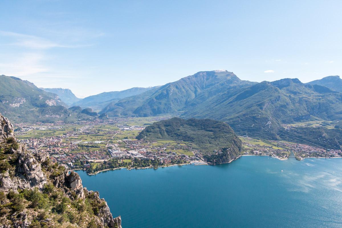 Lake Garda tips: View from Cima Capi over Torbole and Riva del Garda