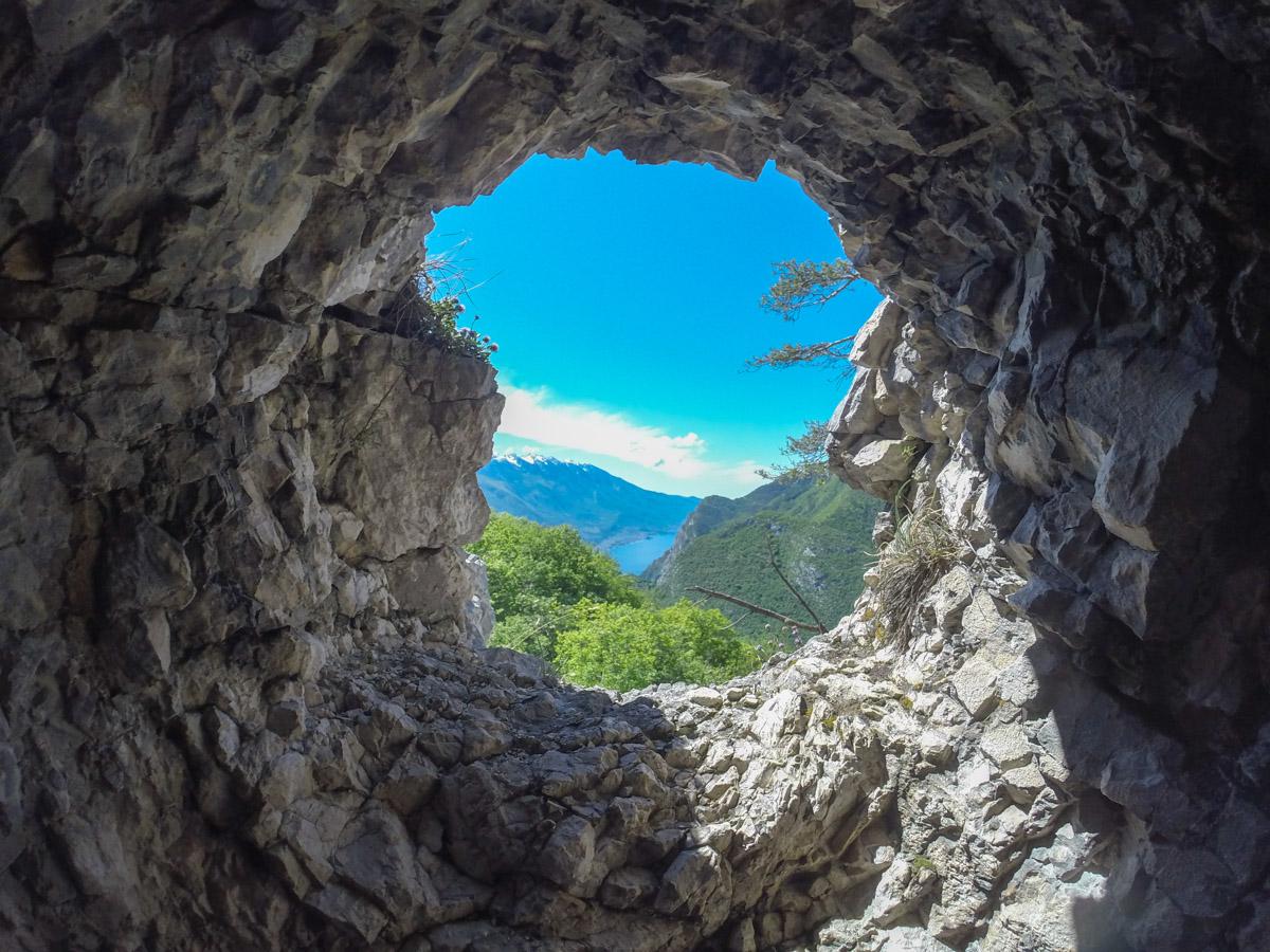 Lake Garda tips Garda Trentino - View from World War I bunker
