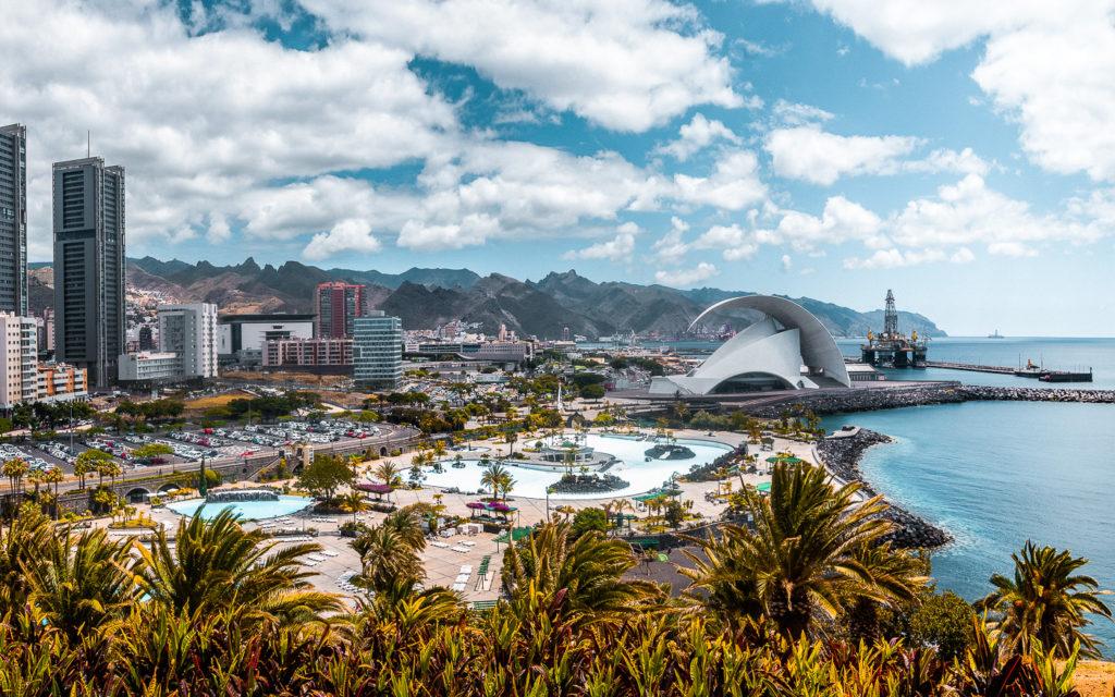 Santa Cruz de Tenerife capital of the island