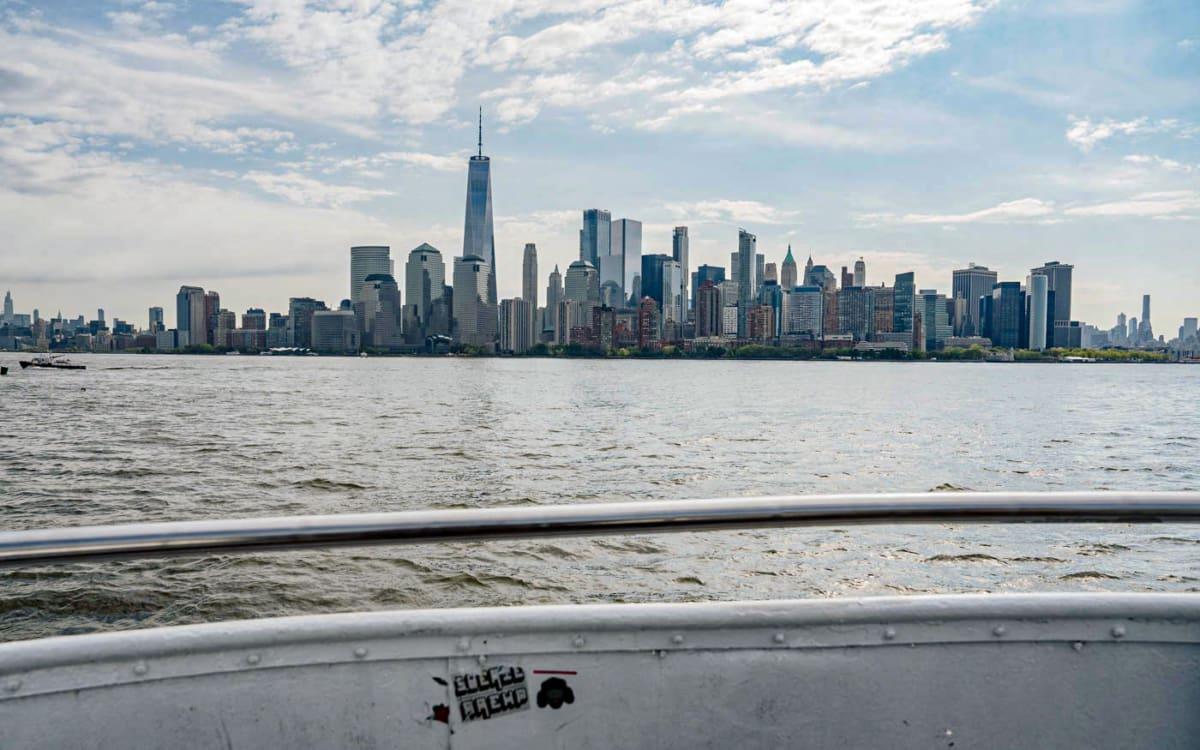 Skyline de Manhattan depuis Liberty State Park