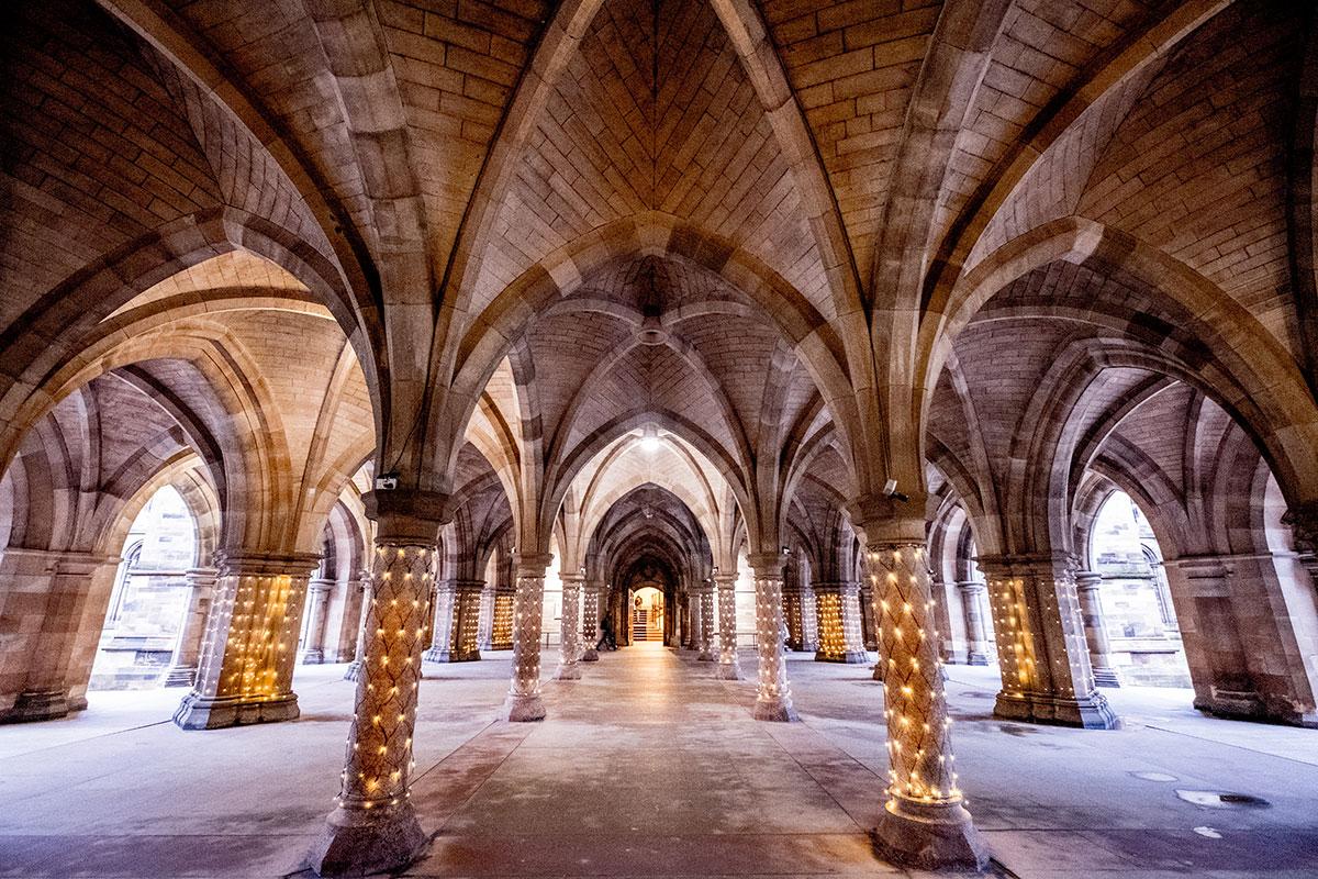 University of Glasgow: Through the columns you feel like you're in Harry Potter