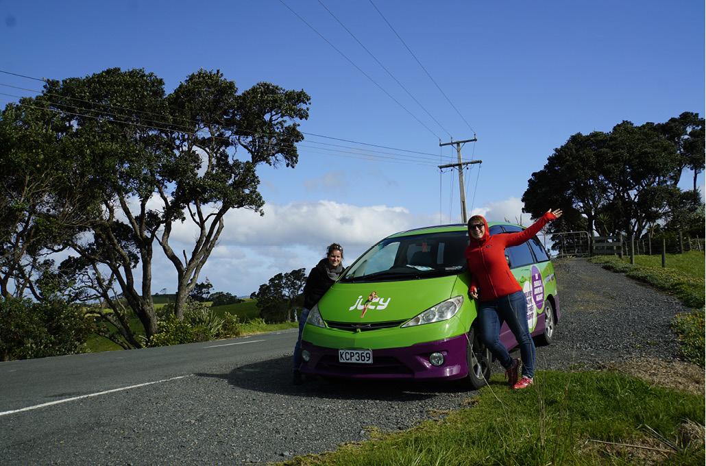 Traveling through New Zealand with a Jucy campervan