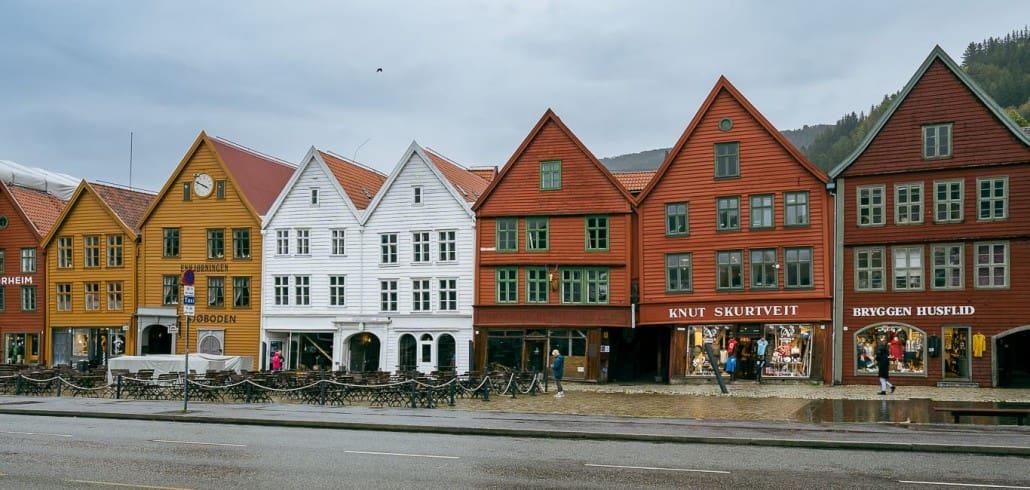 Brygge à Bergen Norvège monument