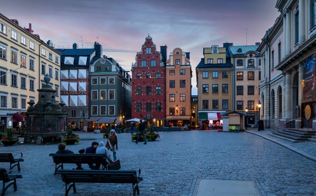 Gamla Stan Stockholm in the Evening