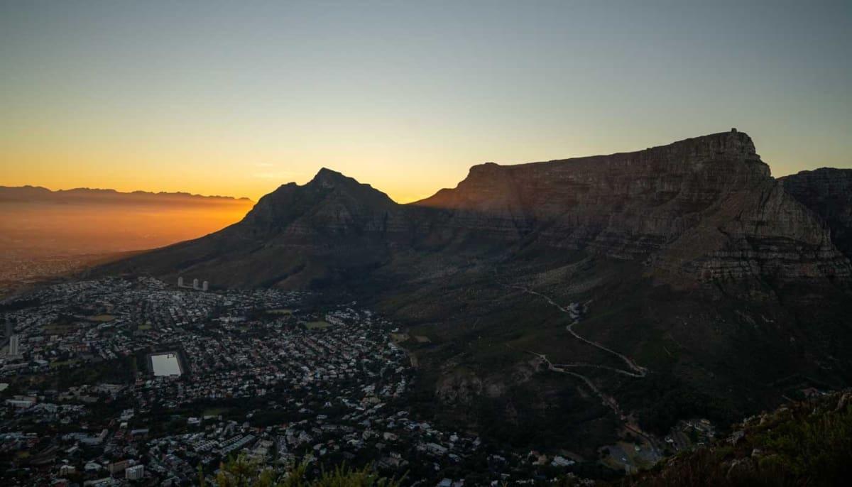 Tafelberg Nationaal Park Tafelberg Zuid-Afrika