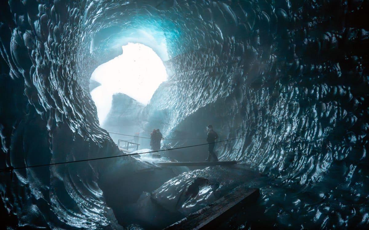 Katla Ice Cave in Vik on the Ring Road of Iceland