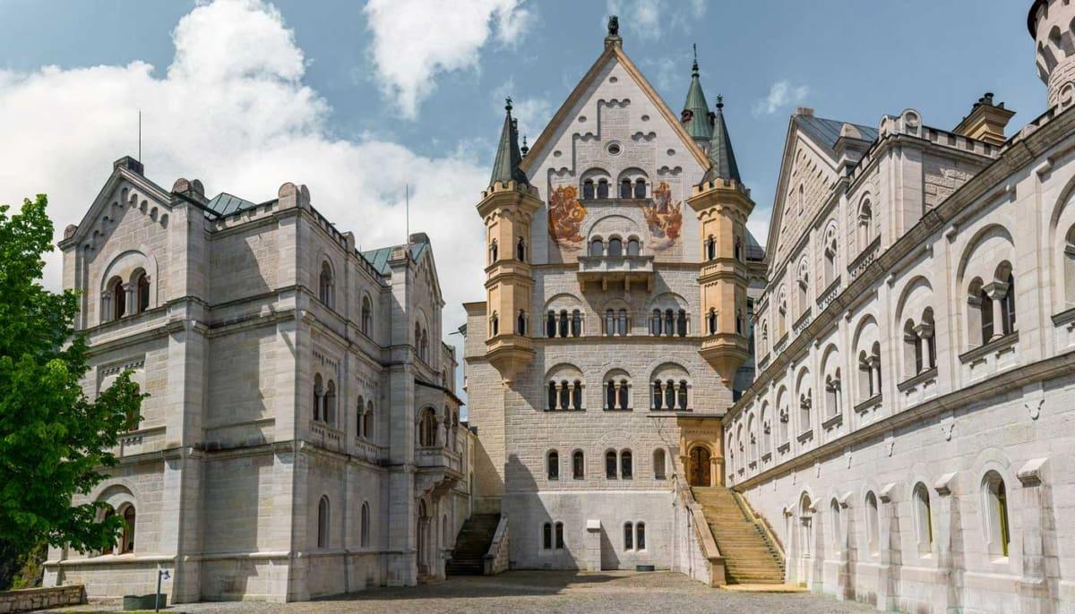 Binnenplaats van Slot Neuschwanstein
