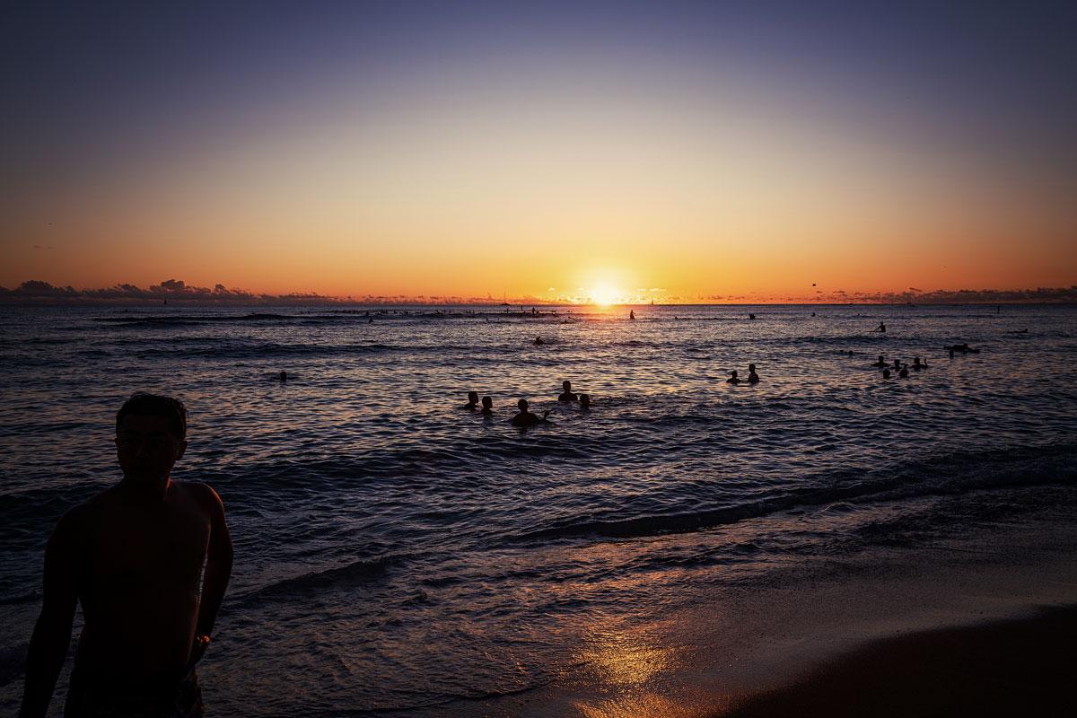 Waikiki Beach Sunset
