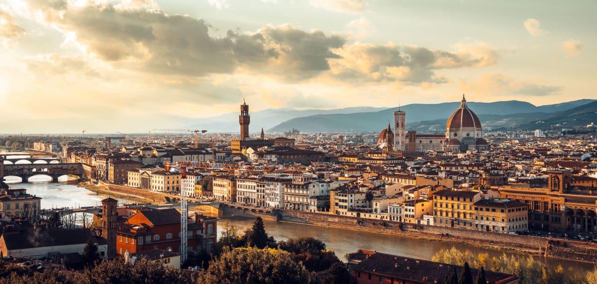 Top-attracties in Florence: Uitzicht vanaf de Piazzale Michelangelo in Florence