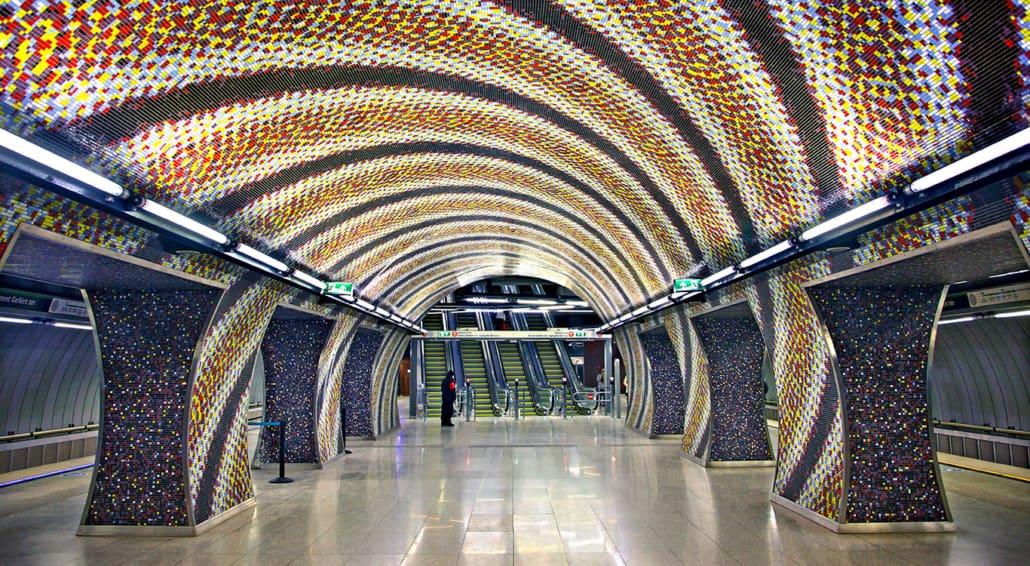Szent Gellert Ter Metro Station Line 4, Budapest