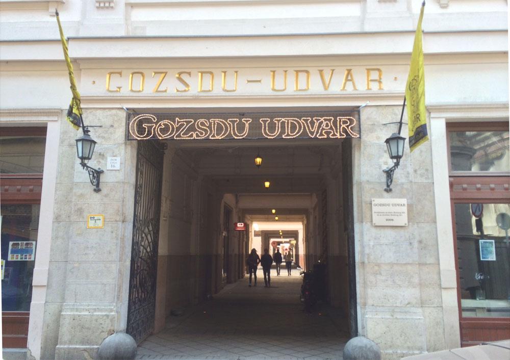 Budapest attractions tips Gozsdu Courtyards
