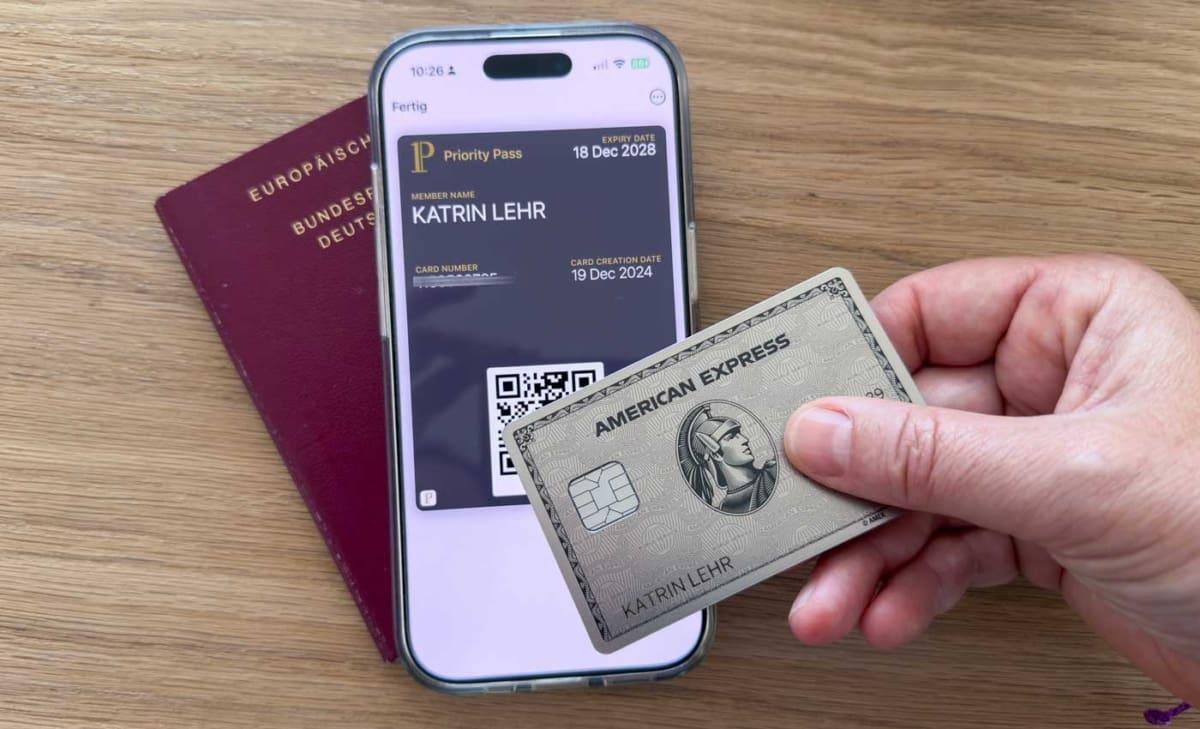 Priority Pass and/or American Express Platinum Card for lounge access at the airport