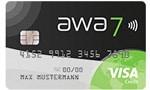 awa7 credit card permanently without annual fee, ideal for travel