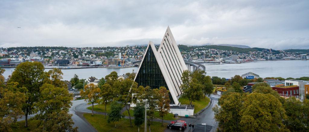 Cathédrale de l'océan arctique Tromsø Norvège