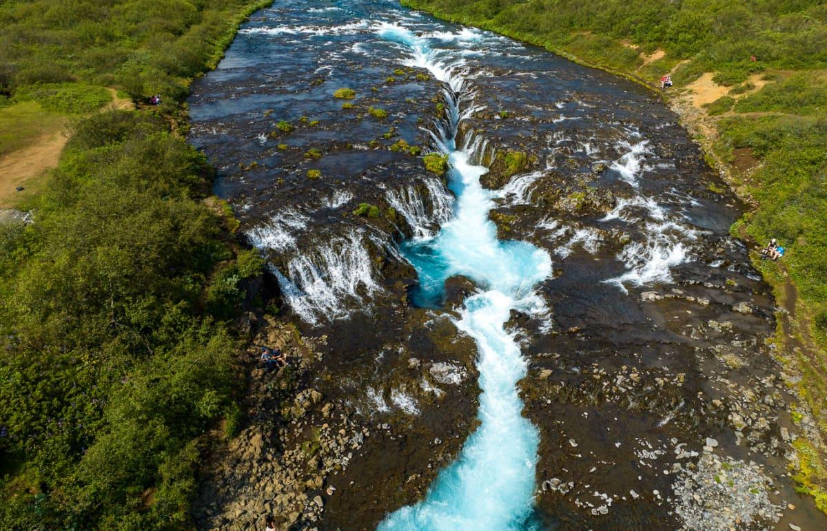 Bruarfoss aan de Gouden Cirkel in IJsland
