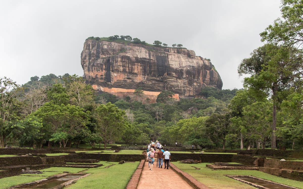 Sigiriya Rock - the Lion Rock
