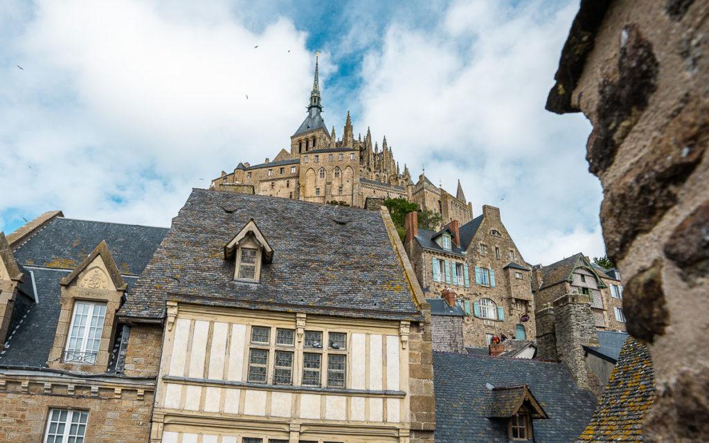 Vues du Rocher de l'abbaye Mont-Saint Michel
