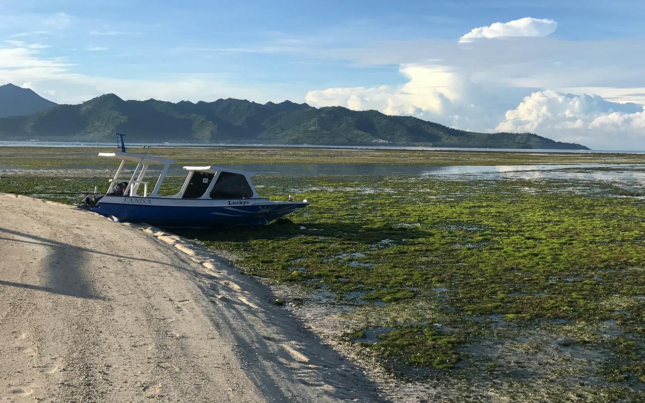 À marée basse Gili Air