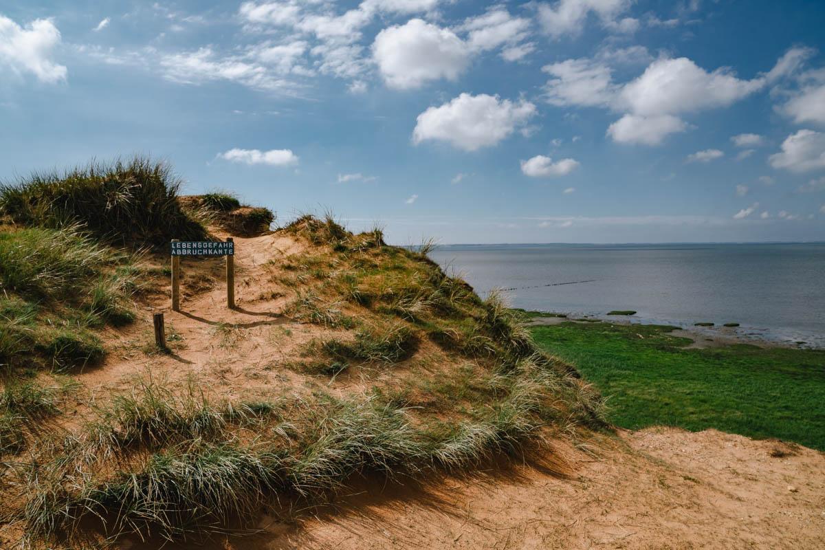 Morsumer Klif Morsum. Foto's uit Sylt.