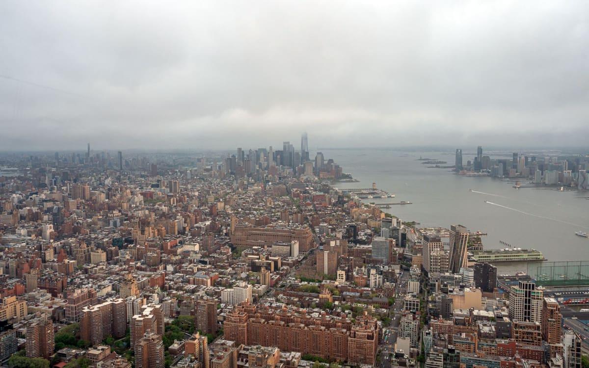 La vue de The Edge sur Manhattan