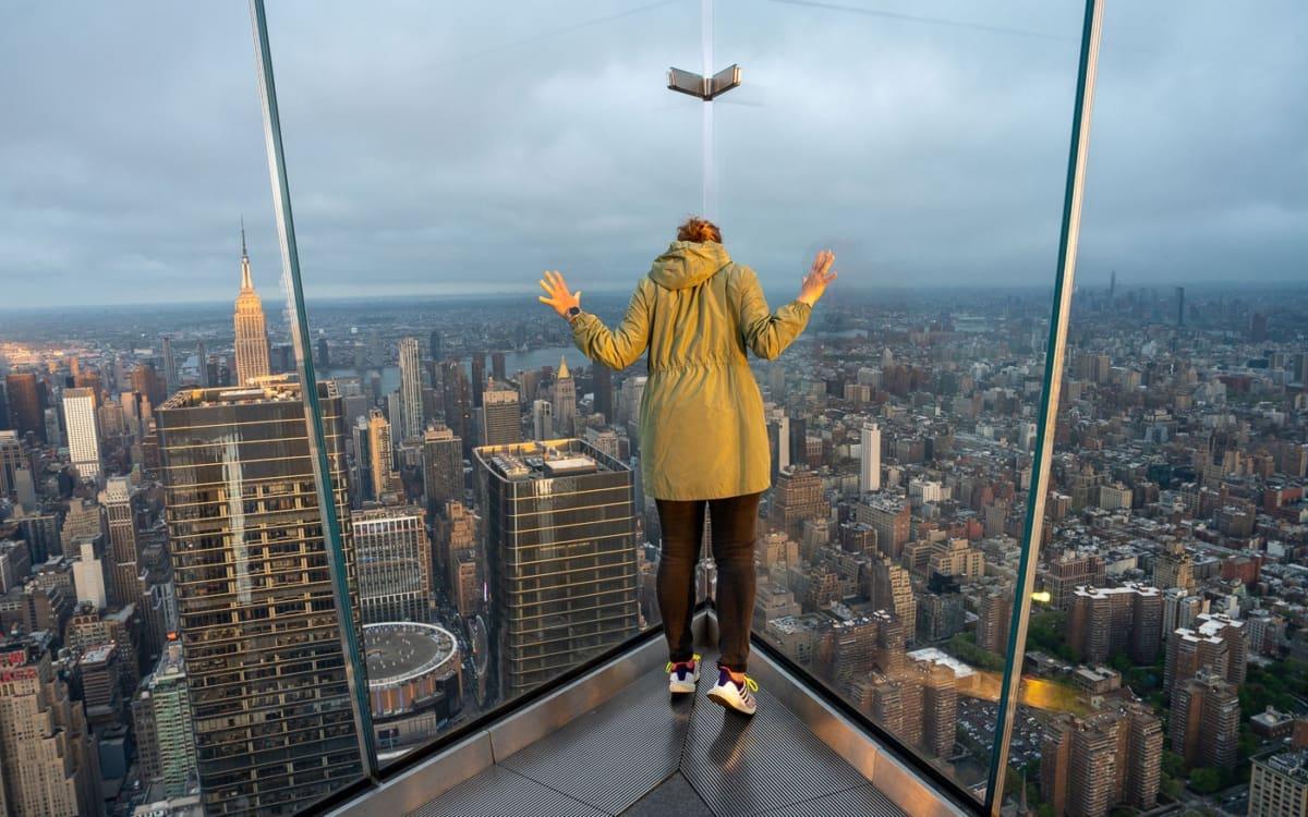 Vue en verre de The Edge New York