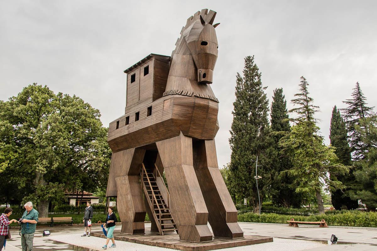 Trojan Horse in Troy