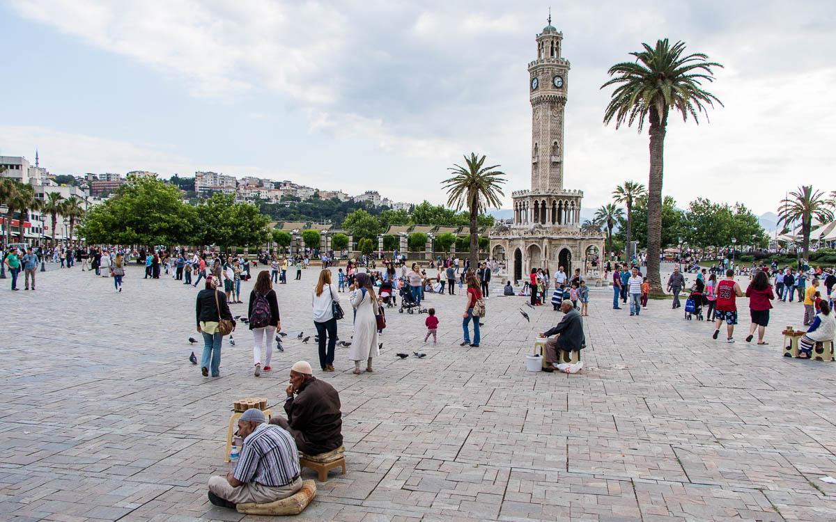 The Clock Tower is one of the attractions in Izmir