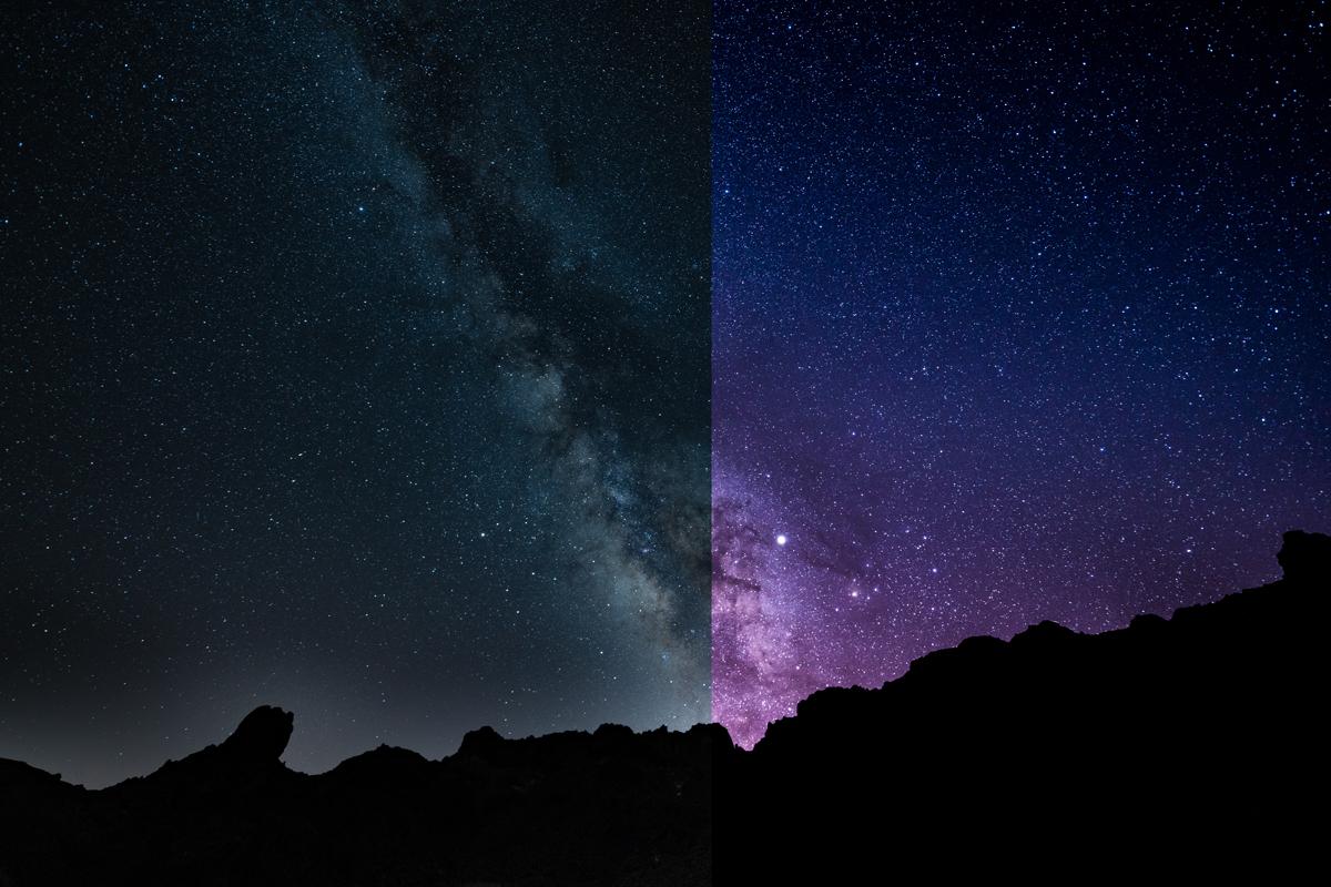 Before and After Milky Way Photography