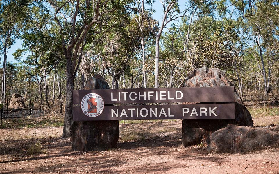 Entrée du parc national de Litchfield