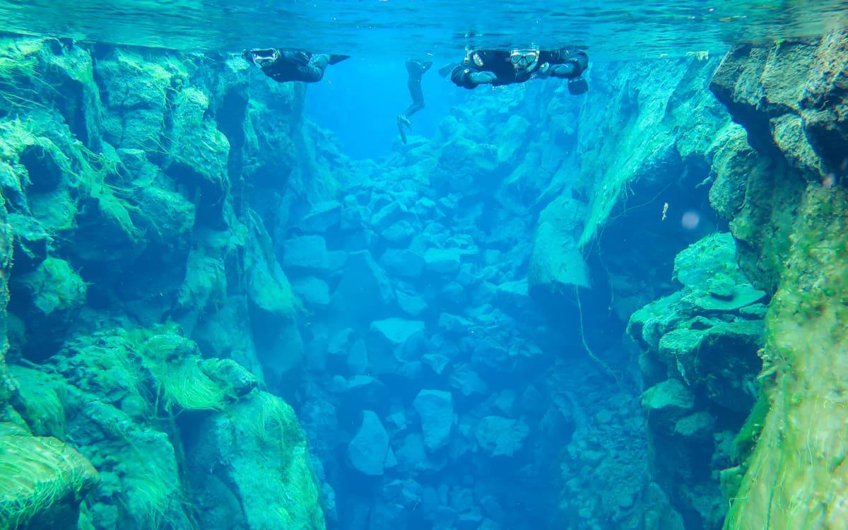 Snorkeling in the Silfra fissure