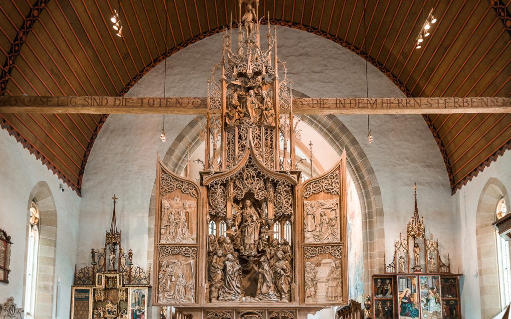 Mary Altar Tilman Riemenschneider in Herrgottskirche Creglingen
