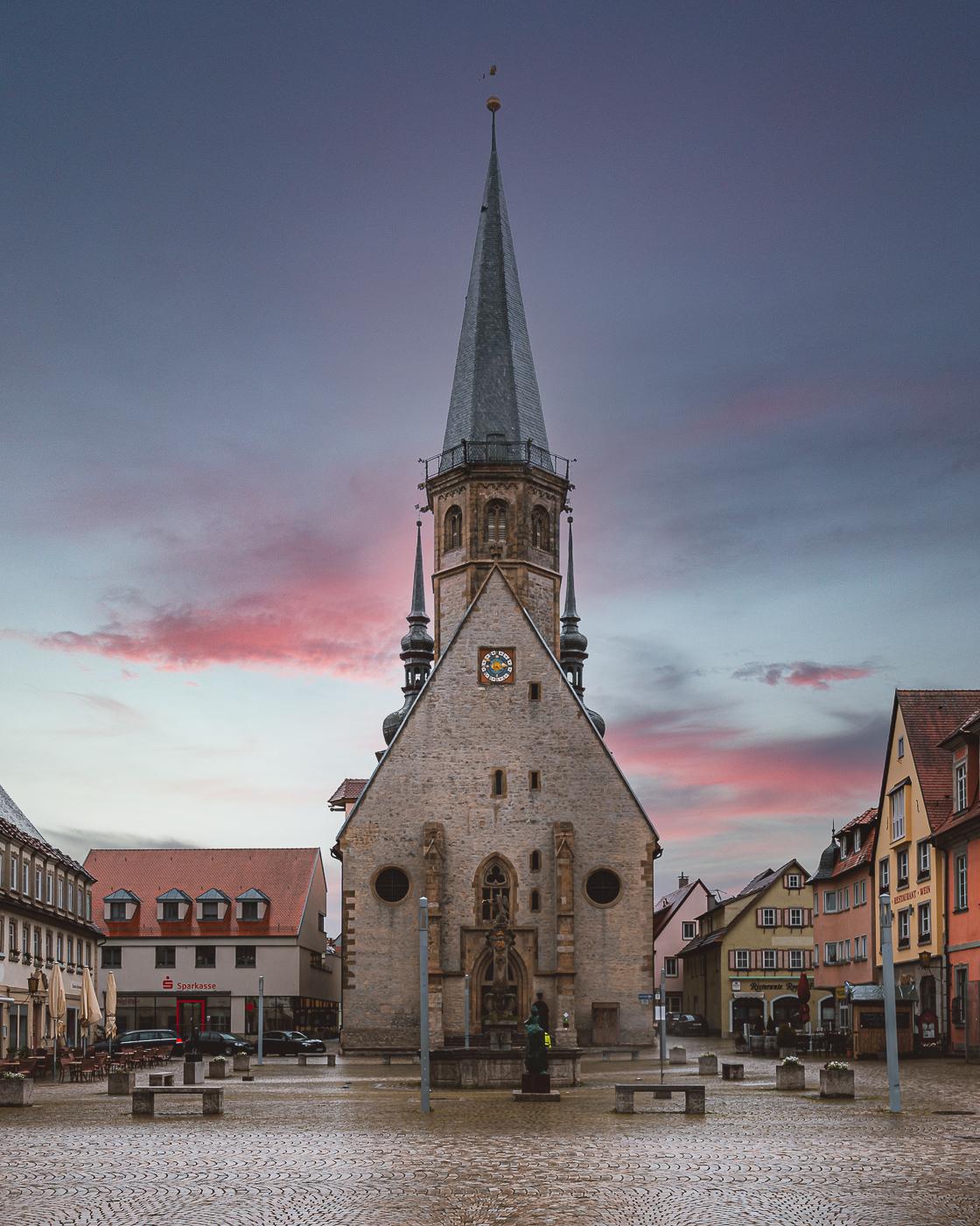 City Church in Weikersheim (Tauber Valley)