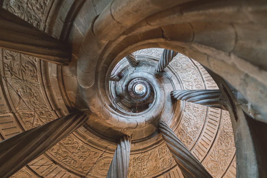 Berwart Staircase in the Residence Palace Bad Mergentheim.