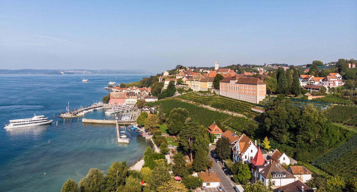 Meersburg Lake Constance Aerial View