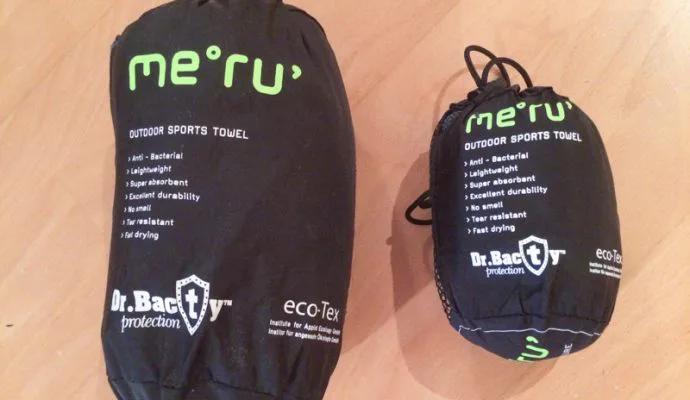 Small and compact microfiber towels - in case of emergency