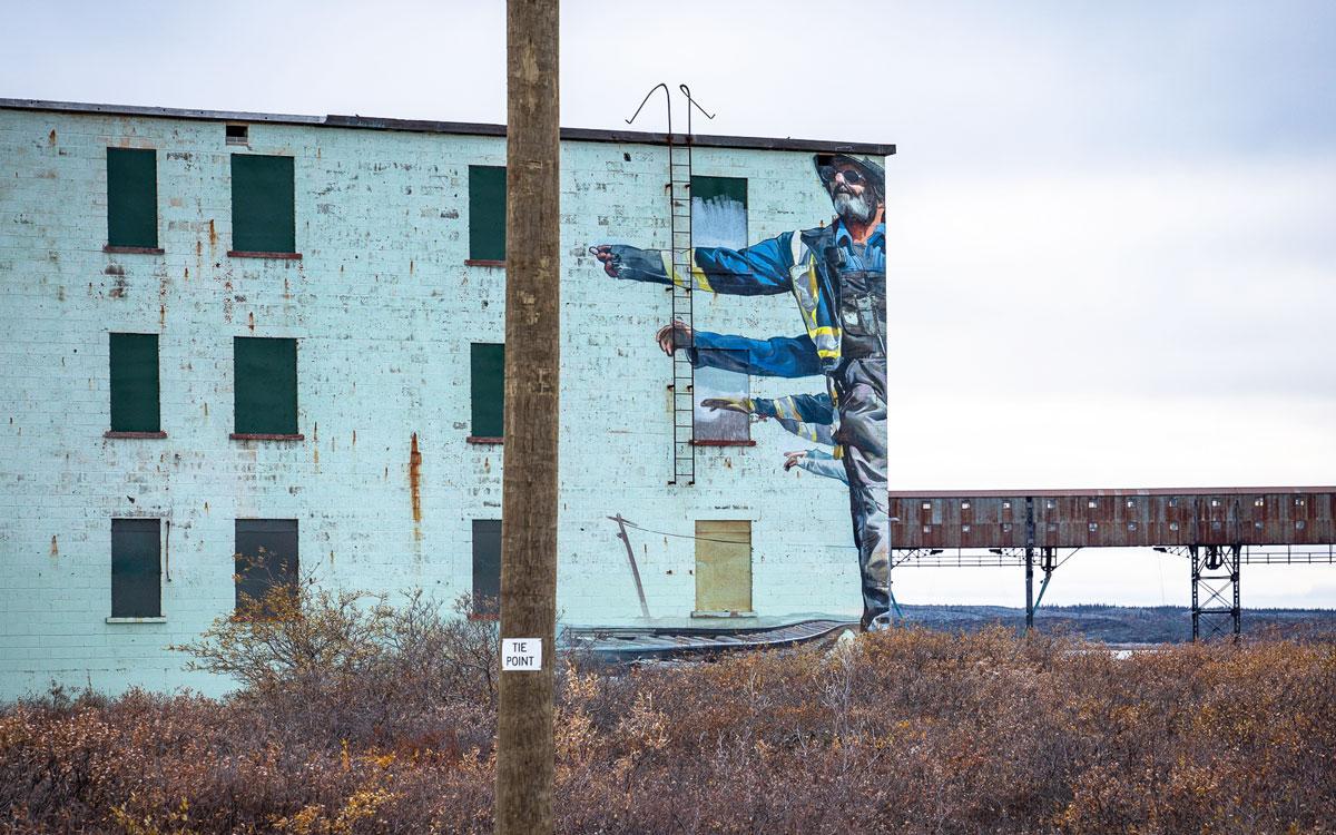 Art de rue Churchill Port