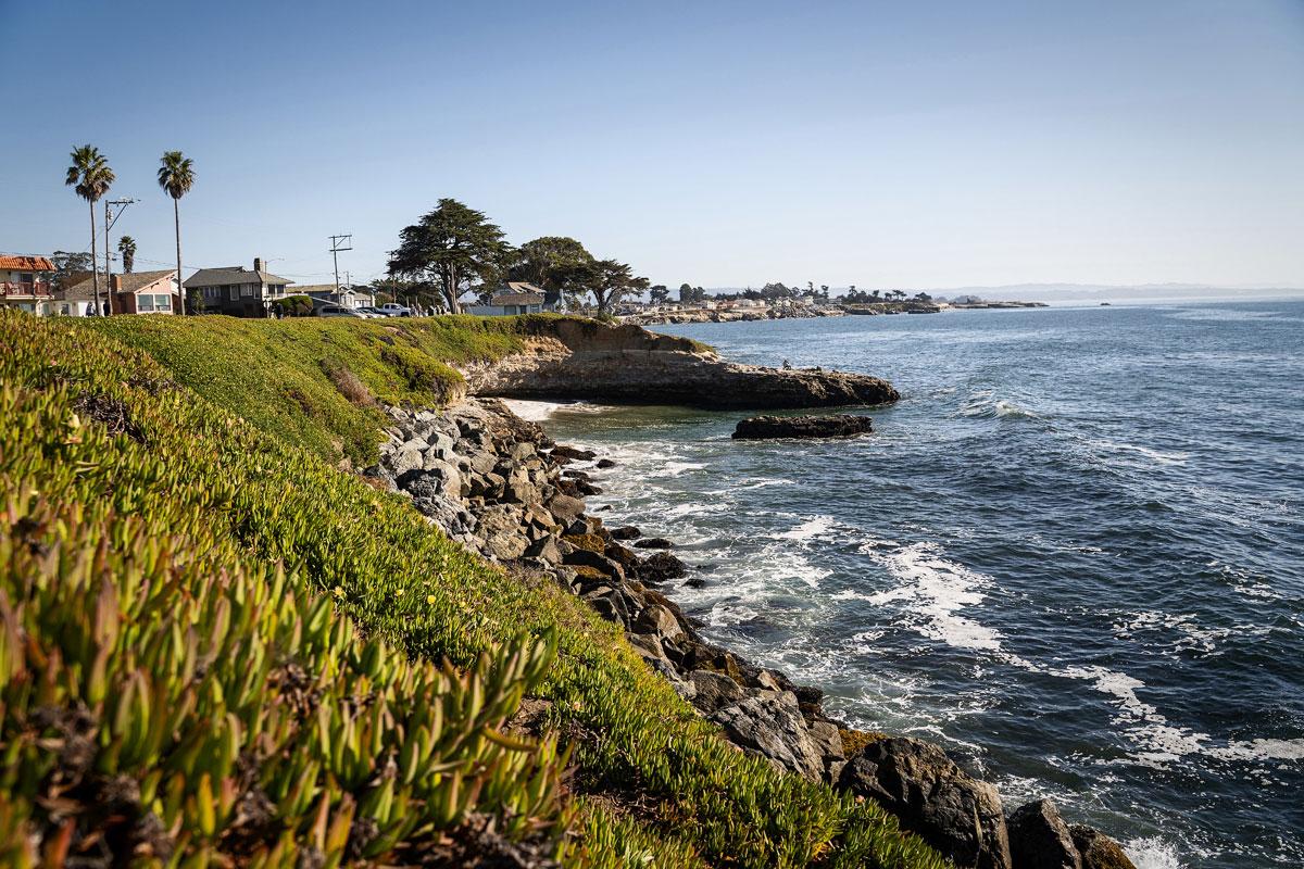 Santa Cruz sur la Highway 1 en Californie, USA