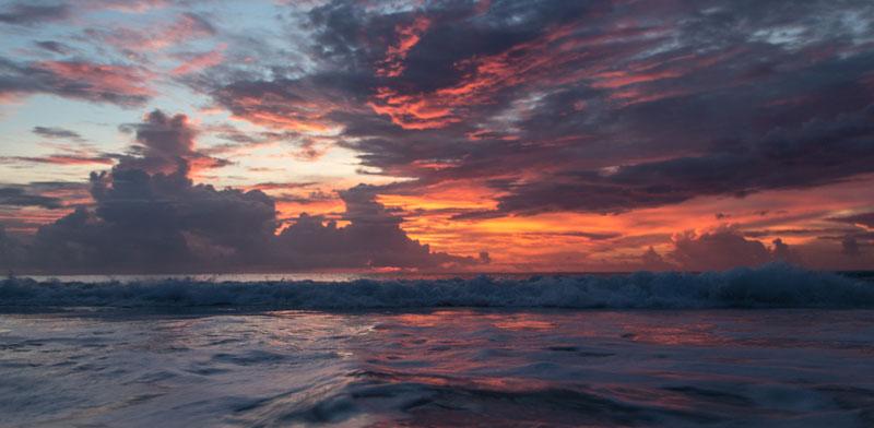 Mexico sunrise in Tulum