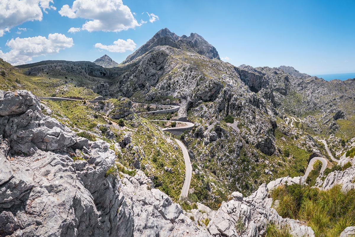 Over the pass of Serra de Tramuntana