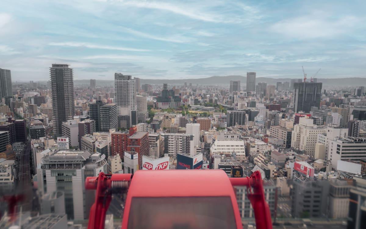 Osaka attraction HEP Five Ferris wheel