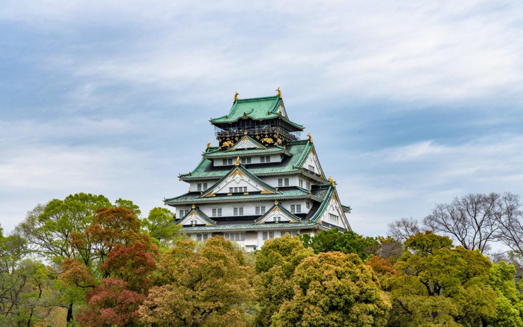 Osaka Castle in Japan