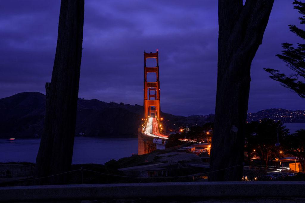 Golden Gate Overlook in Presidio