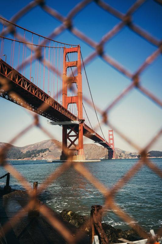 Golden Gate Bridge Viewpoint Fort Point