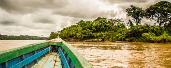 Crossing the border from Guatemala to Mexico