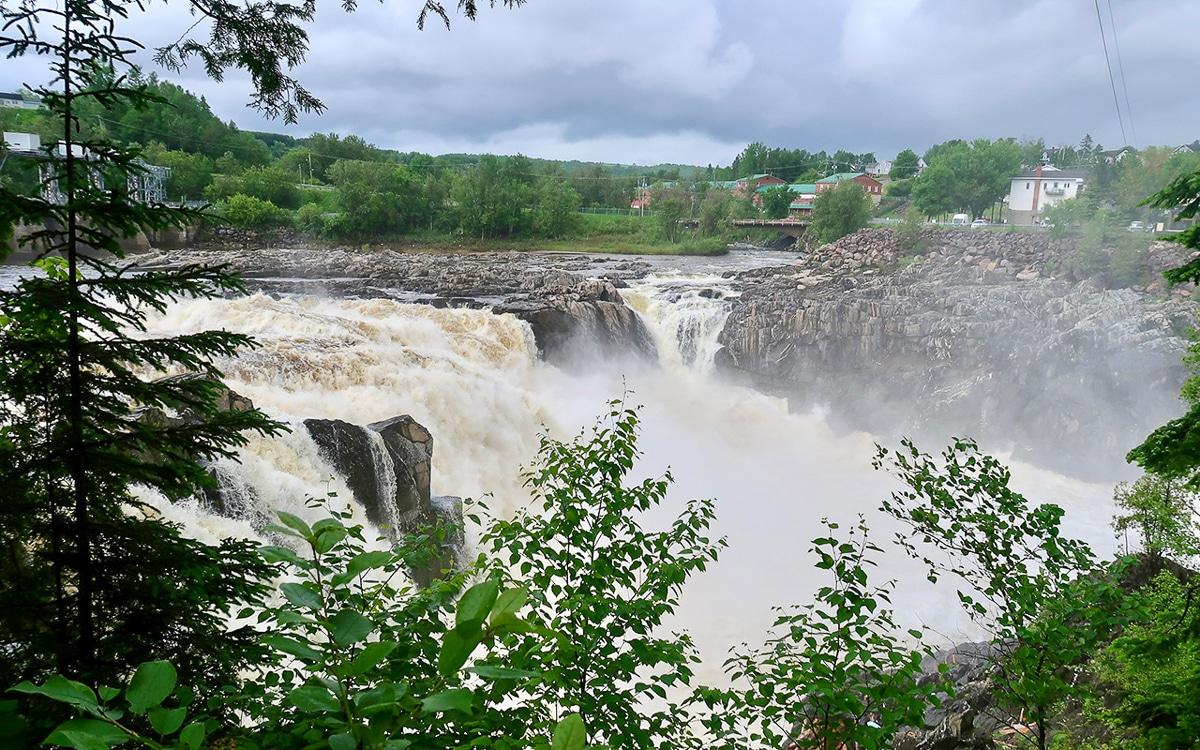 Grand Falls près de Hartland, Nouveau-Brunswick
