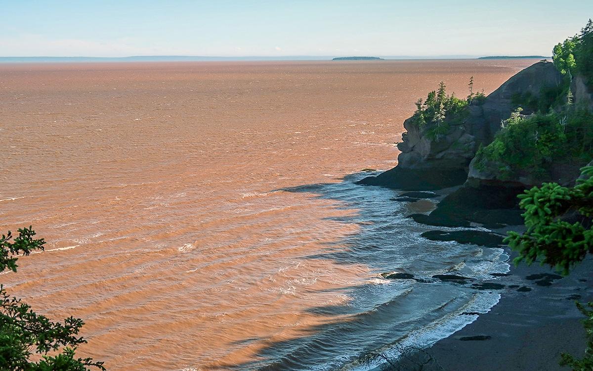 Baie de Fundy à marée haute