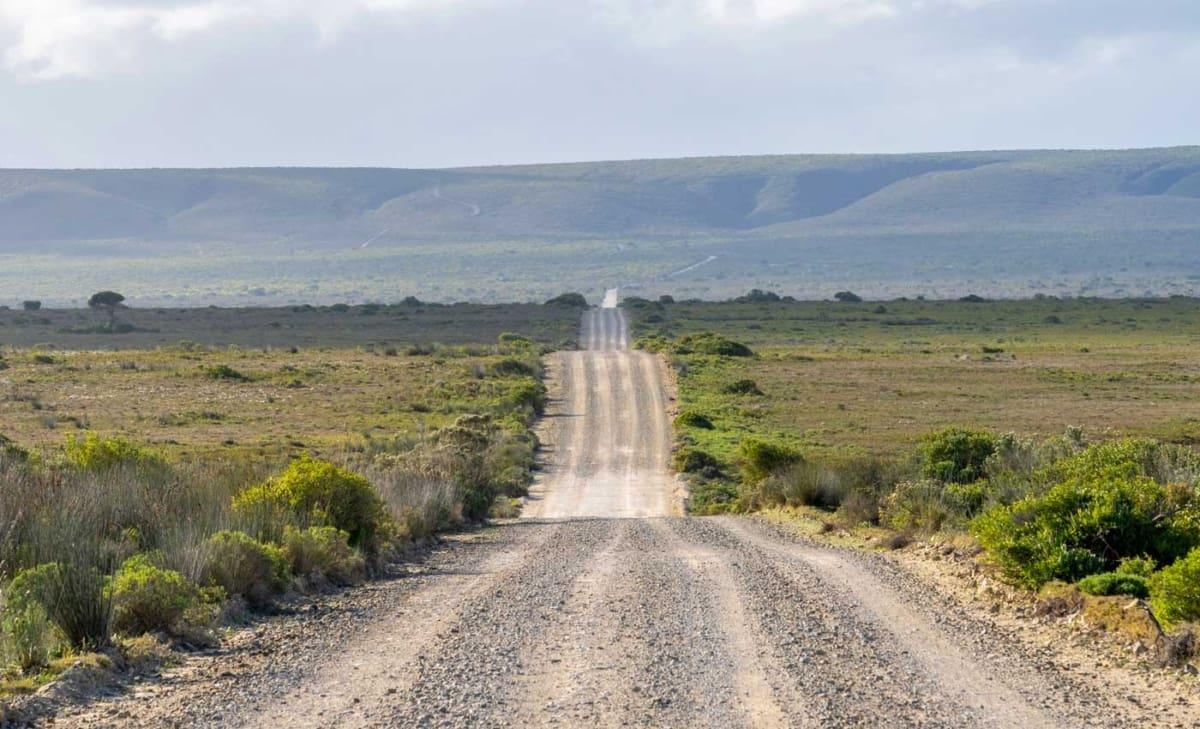 Witte duinenlandschap in het De Hoop Natuurreservaat in Zuid-Afrika