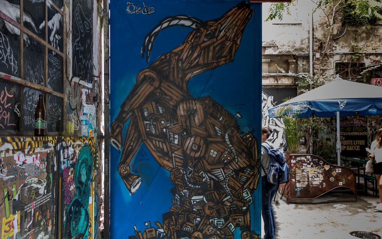 Haus Schwarzenberg straatkunst Berlijn