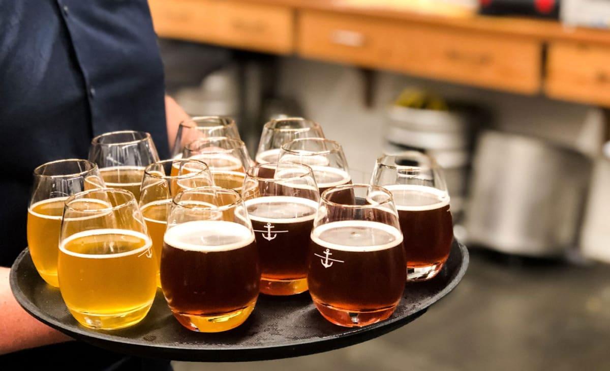 Dégustation de bière à la "Nonsuch Brewery" à Winnipeg