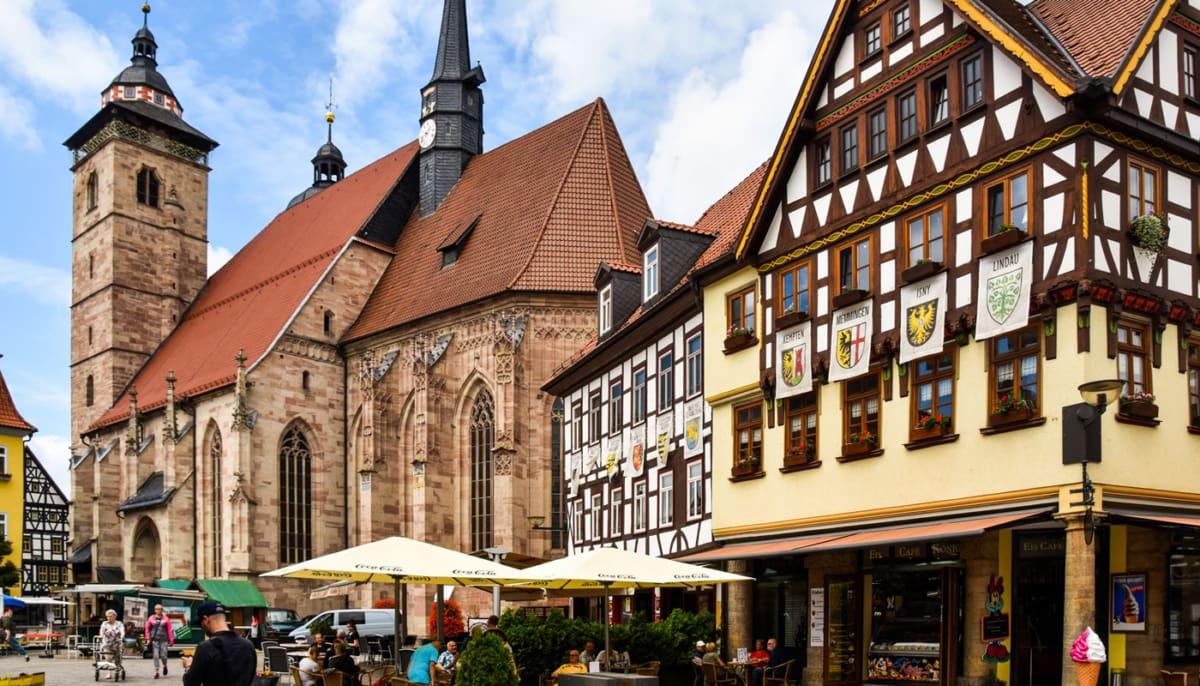 Marktplaats in Schmalkalden